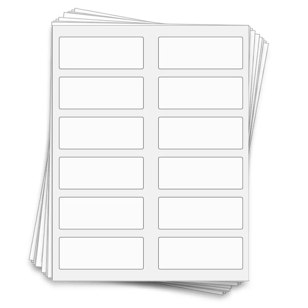 Printable Rectangle Labels for Mint Containers and Favors